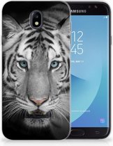 Geschikt voor Samsung Galaxy J7 2017 | J7 Pro TPU siliconen Hoesje Tijger