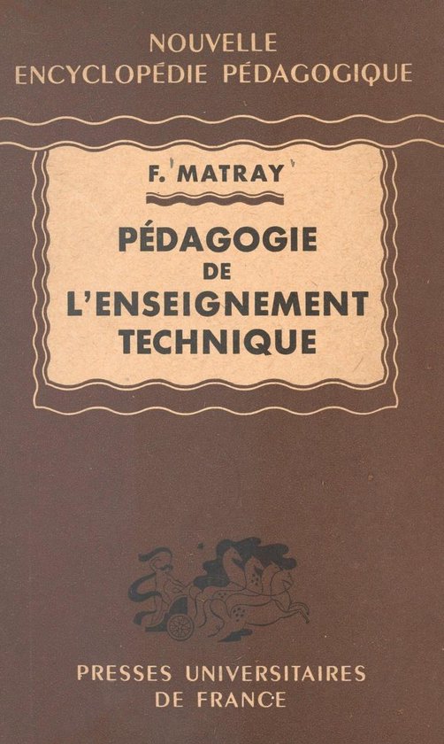 Pédagogie de l'enseignement technique - cover
