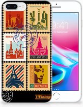 iPhone 7 Plus | 8 Plus TPU Hoesje Postzegels