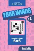Sudoku Four Winds - 200 Logic Puzzles 6x6 (Volume 1)