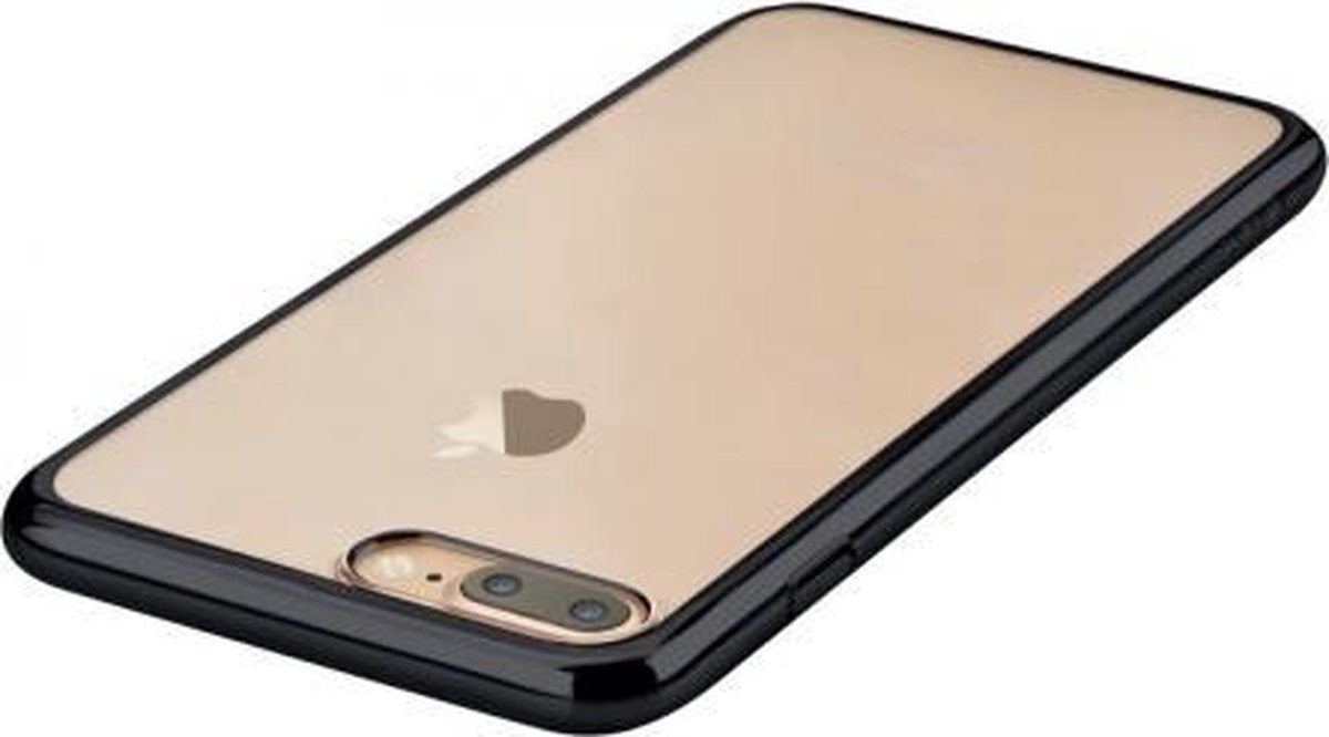 Glimmer Hoesje Cover voor Apple iPhone 7 Plus / 8 Plus - Zwart - Devia