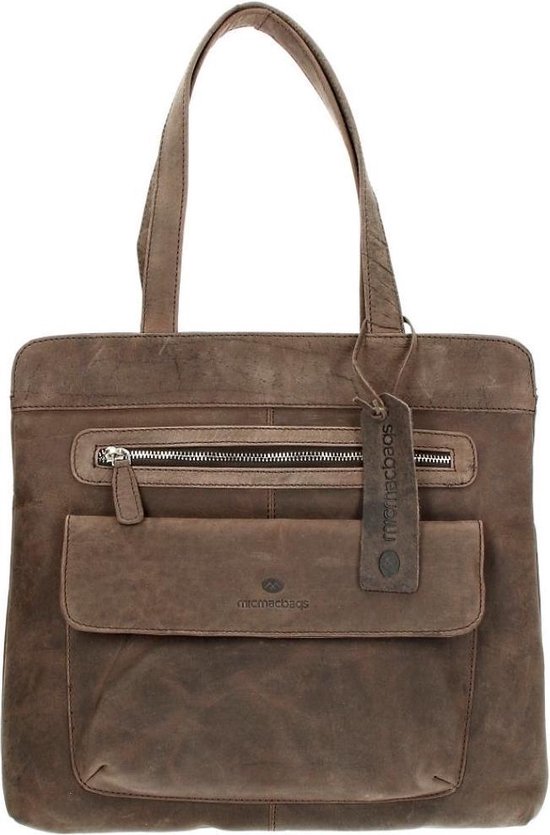 Micmacbags Oklahoma Shopper Donker bruin