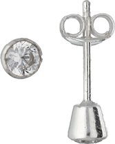 Silver Lining 106.0270.04 oorknoppen zilver zilverkleurig 4mm