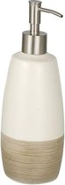 Zeepdispenser Wenko Nature 8.6x22.2x8.1cm Keramiek Bruin