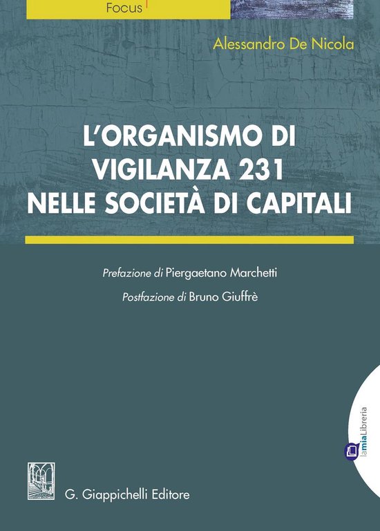 L'organismo di vigilanza 231 nelle società di capitali - cover