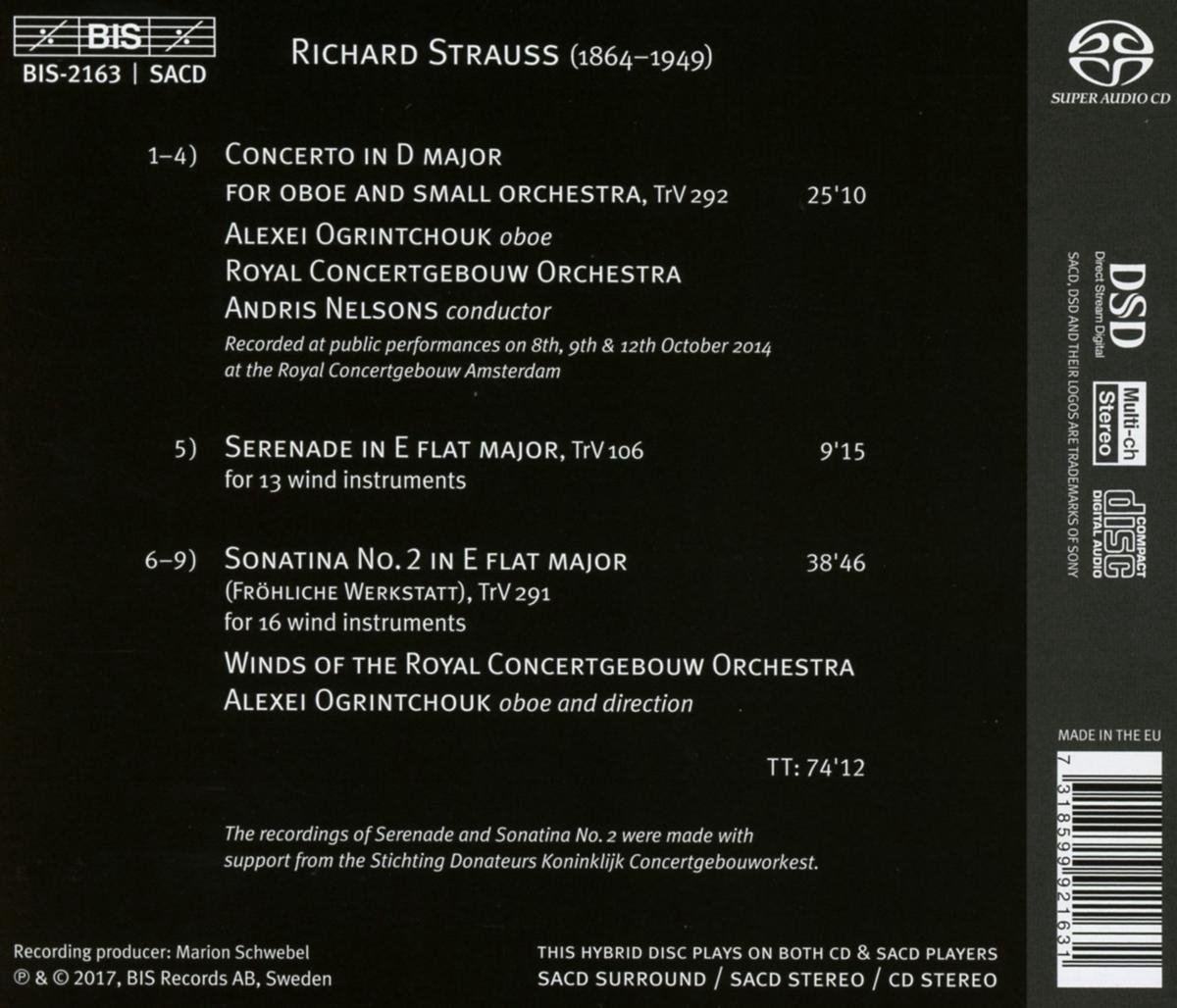 Alexe Ogrintchouk, Royal Concertgebouw Orchestra, Andris Nelsons