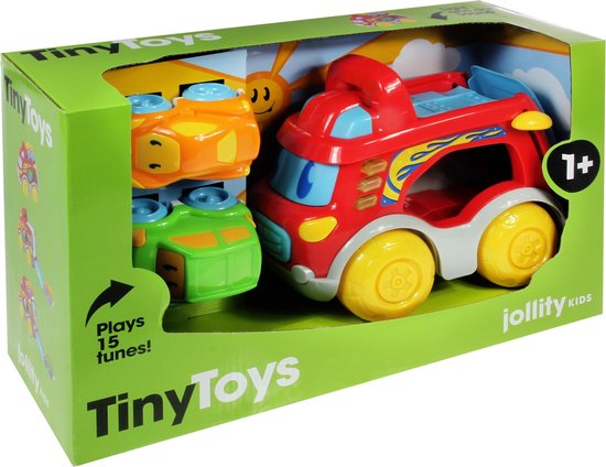 Tommy Transporter en vrienden - vrachtwagen- Tiny Toys van TOM. — afbeelding 5