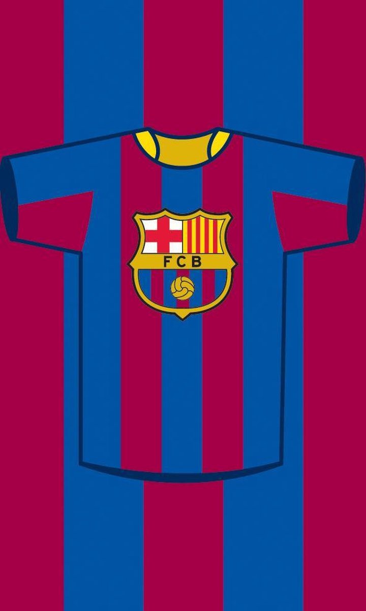 FC Barcelona - Handdoek - 30x50cm - Shirt