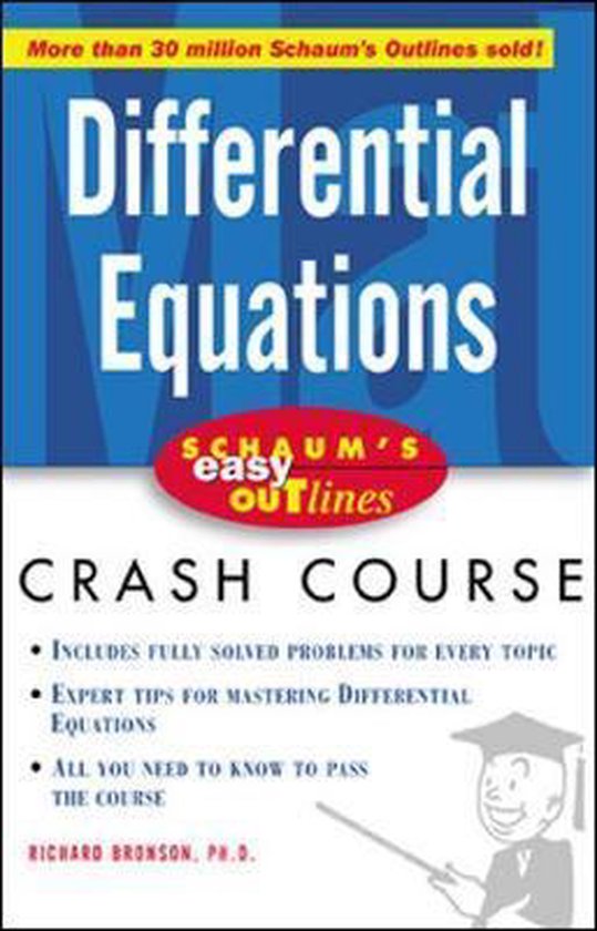 Schaum'S Easy Outline Of Differential Equations - cover