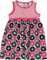 Losan - Jurk - met Roze en Blauwe Bloemen - 18M-24M - Maat 92
