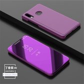 Clear View Stand Cover voor de Huawei P Smart Plus_Violet
