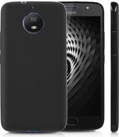 Zwart tpu siliconen backcover hoesje Motorola Moto G5S