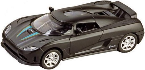 Goki Oldtimer Goki Metalen Sportwagen Momentum: 14 Cm Zwart | bol.com