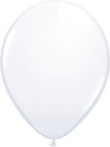 Ballonnen Wit 15 cm 100 stuks