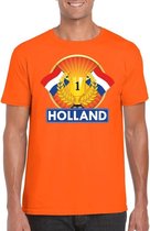 Oranje Holland supporter kampioen shirt heren M