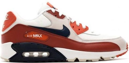 Kosten Wijde selectie dwaas Nike Air Max 90 Essential Mars Stone AJ1285-600 Wit Rood maat 43 | bol.com