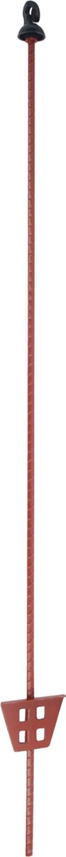 ZoneGuard Instappaal - 105 cm - Ovaal - met Veerstalen en Krul - Afrastingspalen