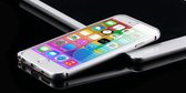Aluminium bumper frame case ring hoes voor iPhone 6 4.7 inch / Kleur: Zilver