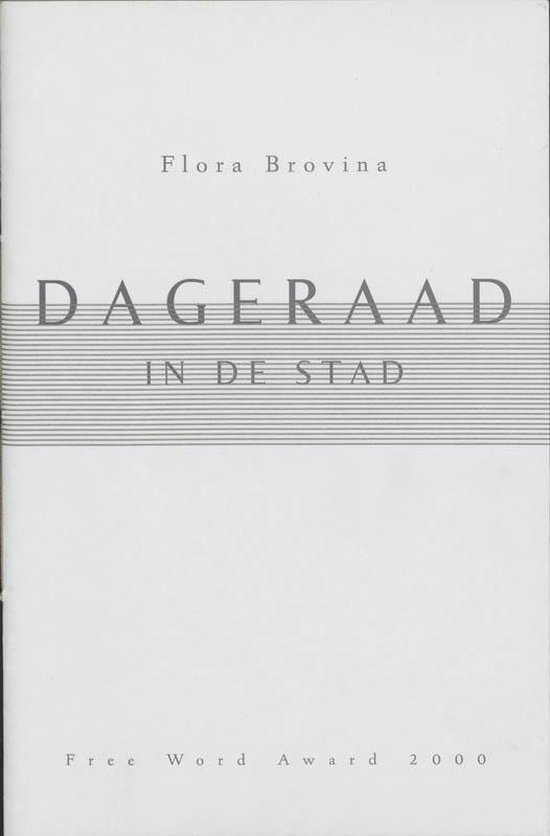 Cover van het boek 'Dageraad in de stad' van Flora Brovina