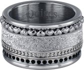 Quiges Stapelring Ring Set  - Dames - RVS zilverkleurig - Maat 19 - Hoogte 10mm