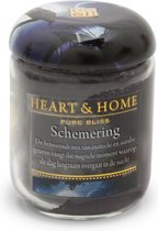 Heart & Home Geurkaars in pot (L) - Schemering