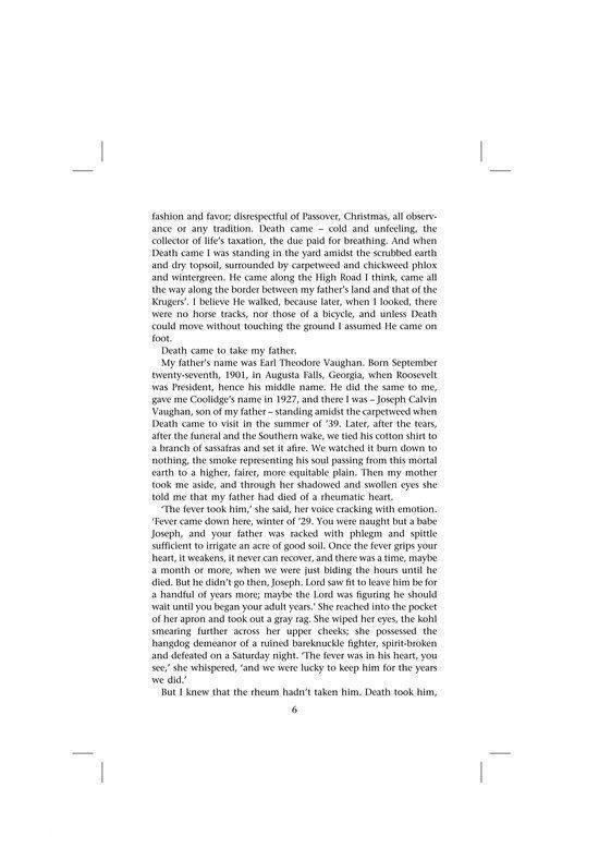 Pagina met tekst, beginnend met 'fashion and favor, disrespectful of Passover, Christmas, all observ-ance or any tradition.'