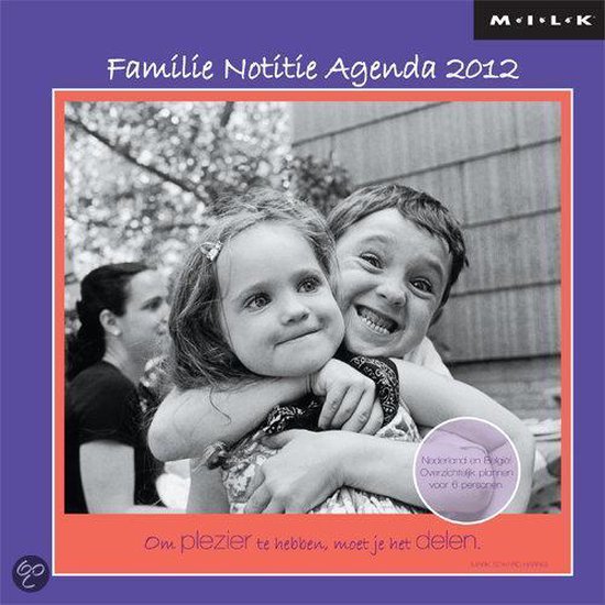 Cover van het boek 'Familie notitie agenda  MILK friendship 2012'