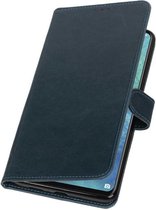 Blauw Pull-Up Booktype Hoesje voor Huawei Mate 20 X