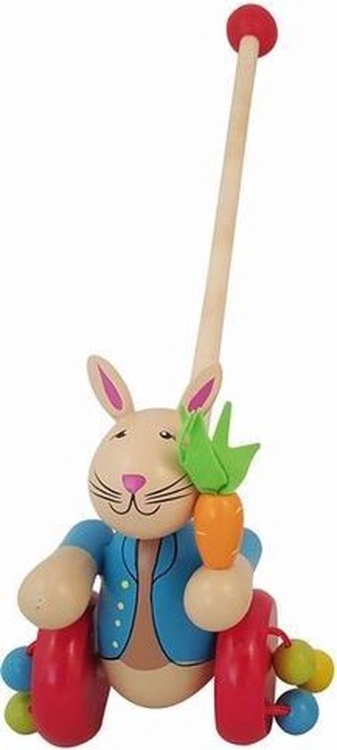 Bâton de marche lapin en bois