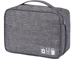 Elektronica & Accessoires Organizer Tas - Kabel Organizer Tas - Kabeltas - Grijs - Vwist Elektronica & Accessoires Organizer Tas - Kabel Organizer Tas - Kabeltas - Grijs - Vwist