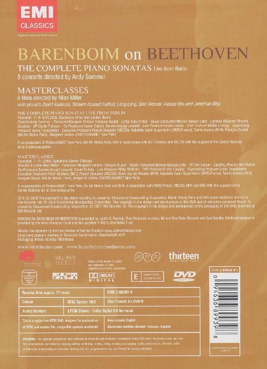 Cover van de film 'Beethoven: Complete Pianos'