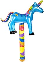 Kamparo Opblaasbare Eenhoorn-hamer 71 Cm Blauw