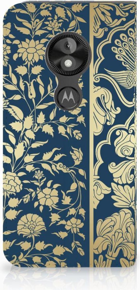 Motorola Moto E5 Play Smart Cover Beige Flowers