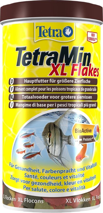 Tetramin XL Bio Active Vlokken Siervissen - Vissenvoer - 1 L