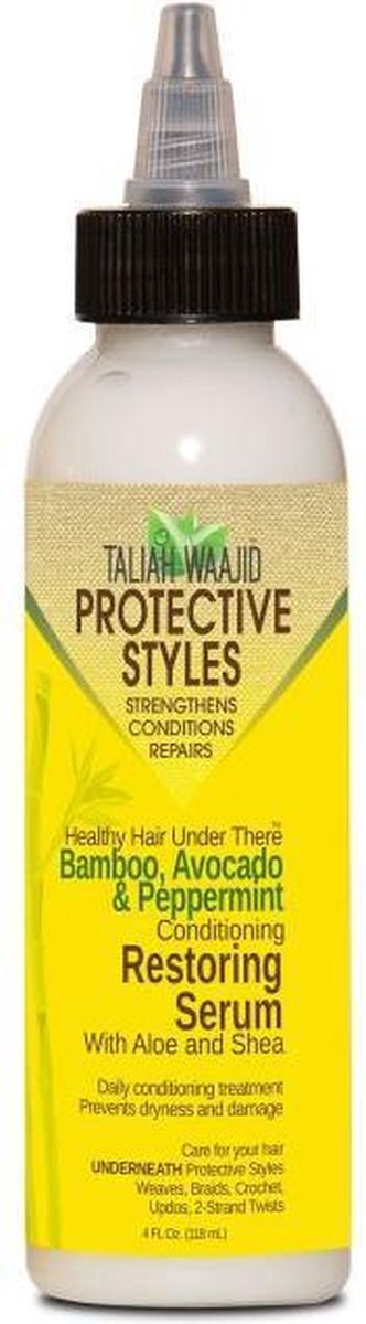 Taliah Waajid Protective Styles Healthy Hair Under There Bamboo, Avocado And Peppermint Conditioning & Restoring Serum 118ml