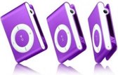 Mini MP3 speler met in-ear koptelefoon Paars