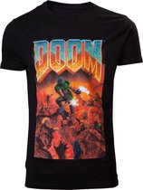 DOOM - Classic Boxart - Crewneck Heren T-shirt - 2XL