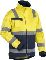 Blåkläder 4087-1506 Multinorm Jack Ongevoerd Geel/Marineblauw maat XXXL