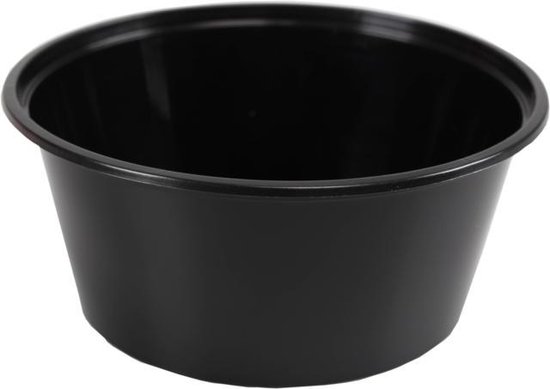 Rotho, Roll Bob, ronde afvalbak 30l met deksel, Kunststof (PP) BPA-vrij, zwart, 30l (35,5 x 35,5