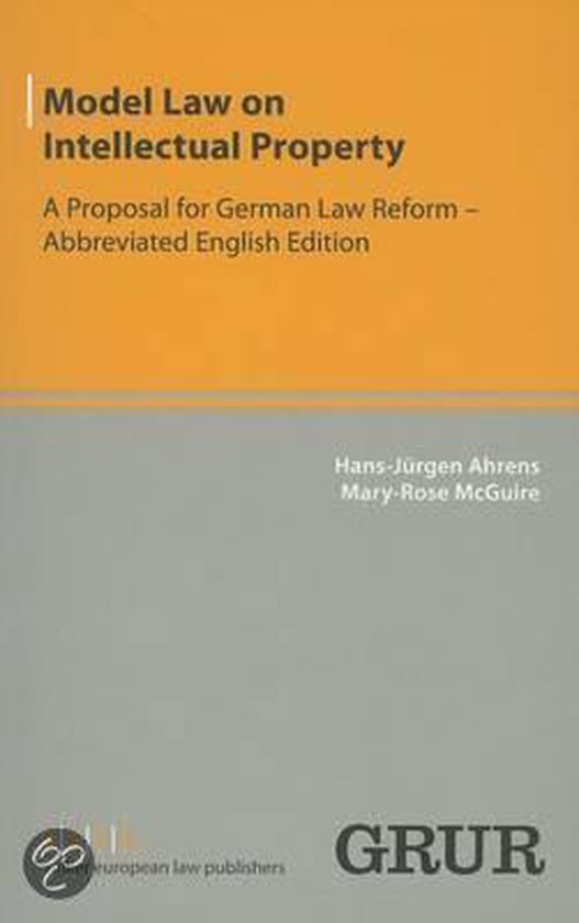 Model Law on Intellectual Property - cover