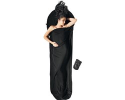 Cocoon Lakenzak Mummymodel - merinowol - extra warmte - kamperen - zwart