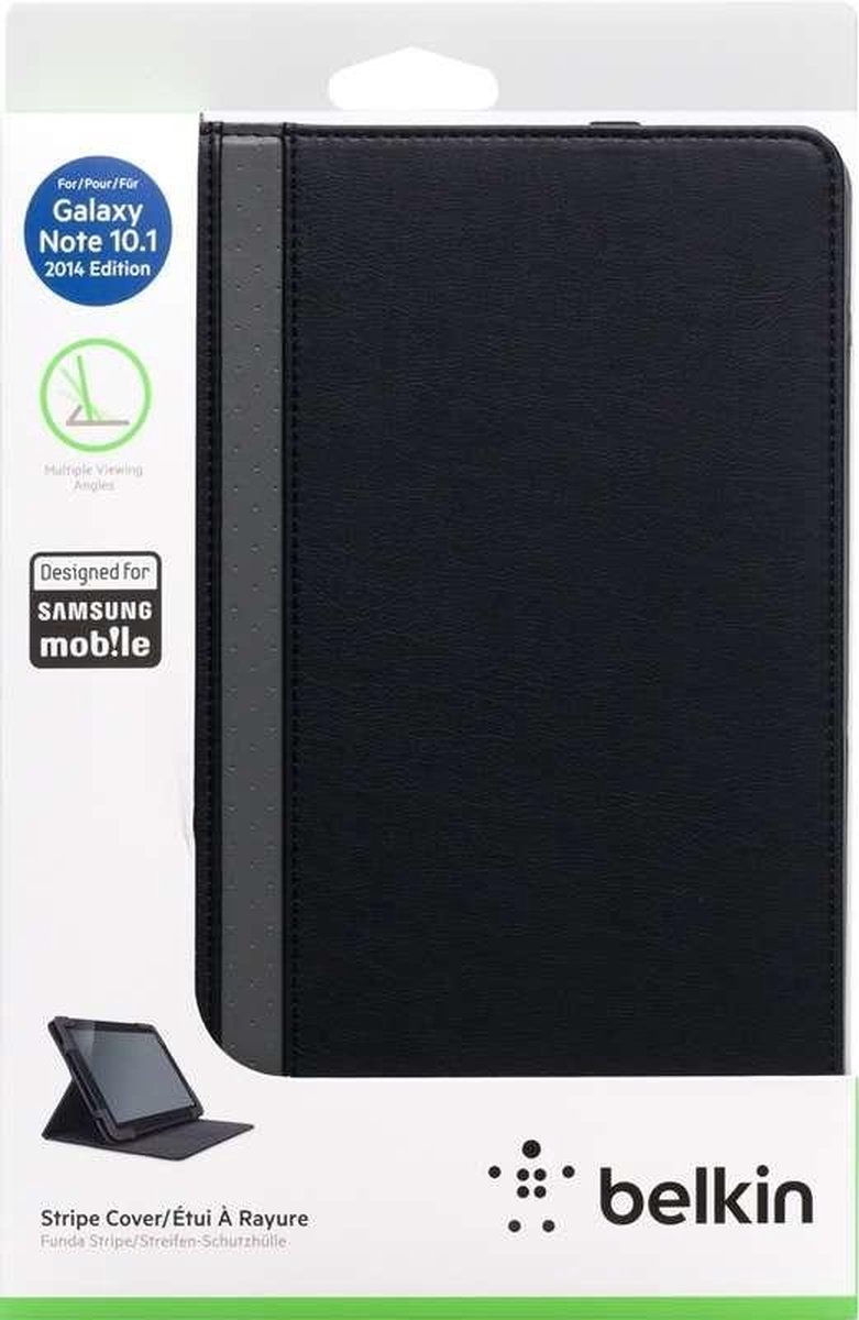 CASE:Galaxy Note2 10i Stripe Cover (L-shaped corners) blacktop