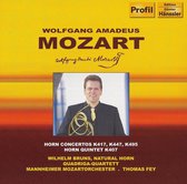 Mozart: Horn Concerto K417, K447, K 495; Horn Quintet K407