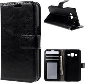 Cyclone wallet case hoesje Samsung Galaxy J3 2016 zwart