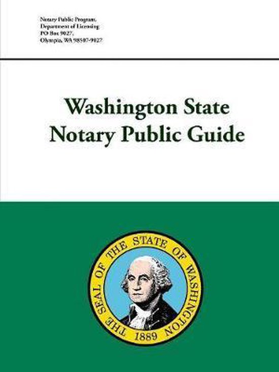 Washington State Notary Public Guide 9780359571987 Washington State