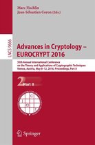 Lecture Notes in Computer Science 9666 - Advances in Cryptology – EUROCRYPT 2016