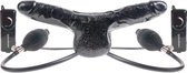 Oppompbare Dildo Double Delight (zwart)