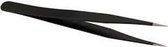 Punt Pincet - Zwart - RVS - 9 CM