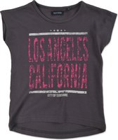 Blue Seven Meisjes T-shirt - antraciet - Maat 98