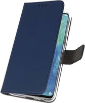 Booktype Telefoonhoesjes - Bookcase Hoesje - Wallet Case -  Geschikt voor Huawei Mate 20 X - Navy